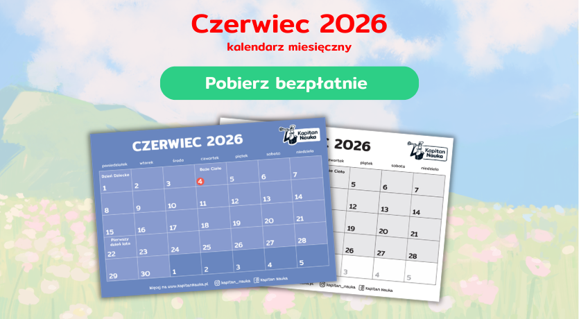 Kalendarz 06.2026 do pobrania Kapitan Nauka